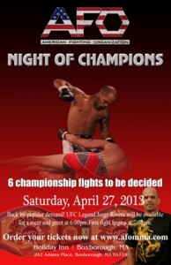 afo night of champions poster